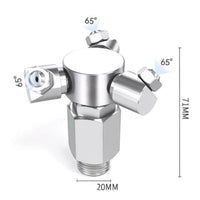 Stainless Steel Rotary Cleaning Nozzle Stainless Steel Spray Head Easy to Install for Factory