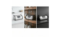 Stainless Steel Bread Box Countertop Breadbox Spacious Bread Bin Long-Lasting for Home Cooks, Pantry