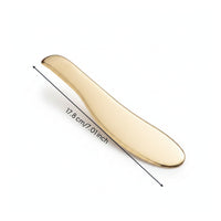 Solid Metal Brass Gua Sha Scraper Smooth Brass Gua Sha Board Sturdy Massager Facial for Massage