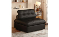 Tofu Block Sofa Minimalist Style Mochi Lazy Lounger Space Saving Convertible Material Sofa Bed for Small Apartment Dwellers, Pet Owners