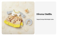 30cm Doll Outfit Great Gift BJD Dress Set Detailed Design Doll Dress Set for Kids, Dollhouse Play