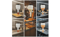 Hanging Sauce Dispenser Dispense-drivenFed Condiment Dispenser with Press Nozzle