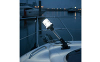Anchor Light with Base White Boat Light with Adjustable Bracket Waterproof for Night Navigation