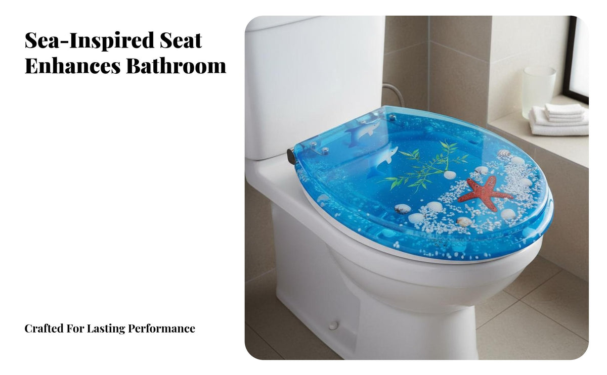 Thickened Design Resin Toilet Seat Easy to Clean Universal Toilet Lid Waterproof Bathroom Fixture Long-Lasting Hinge for Homeowners, Families, DIY Enthusiasts, Home, Restroom, Powder Room