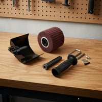 Rust Removal Wire Drawing Wheel High Performance Wire Drawing Polishing Wheel Easy to Install Power Tool Accessory Paint Stripping for Metalworking