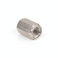 Hexagonal 1/4-Inch Threaded Adapter Female Threads Hex Body Adapter