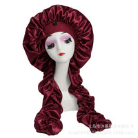 New Satin Hair Protection Cap for Dreadlocks and Curly Hair - Large Size