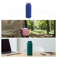 Collapsible Silicone Cup Portable Drinkware Lightweight for Hiking, Commuters