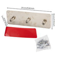 Stainless Steel Car Wash Tool Rack Space-Saving Wall-Mounted Storage Rack Heavy Duty Quick-Connect Holder Rustproof for DIYers, Garage, Workshop