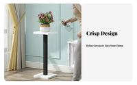Single Pot Pedestal Stand Floor-Standing Home Decor Space-Saving for Living Room