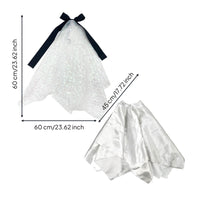 Porch Goose Costume Wedding Dress Presentable Goose Bride Set Party Ornamental Home Decoration for Yard, Halloween