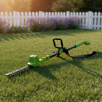 Battery-Powered Cordless Hedge Trimmer Electric Hedge Trimmer with Shoulder Strap Adjustable Lightweight for Homeowners