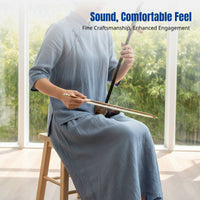 Round Barrel Erhu, Chinese Bowed String Instrument, Suitable for Adults, Teens, Beginners, Practice, Complete Accessories