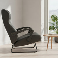 Reclining Chair Armrest with Hinged Support Easy to Install Chair Armrest Accessory Long-Lasting Supportive for DIYers