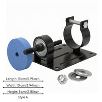 Fixed Bracket Drill Grinding Adapter Metal Frame Drill to Grinder Conversion Kit Slotted Mounting Holes Angle Grinder Conversion Kit Spindle Shaft