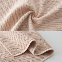 Textured Microfibre Cloth for Dishes and Cookware, Rice White Microfibre Cloth Tea Towels, Reusable Machine Washable Kitchen Cleaning Tool, 1pc