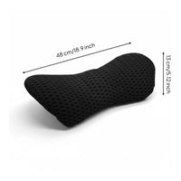 Ergonomic Back Support Pillow Breathable Mesh Cover Memory Foam Pillow