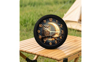 Wall Clock Silent Round Wall Clock Decorative for Bedroom, Shelf, Desk