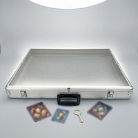 Card Storage Case Transparent Cover Hardrigid Enclosure Case Carrying Handle
