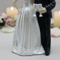 Wedding Cake Topper Couple Creative Design Resin Wedding Couple Statue Romantic