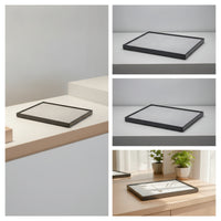 PU Jewelry Display Tray Elegant Flat Jewelry Tray Space-Saving for Dresser, Closet