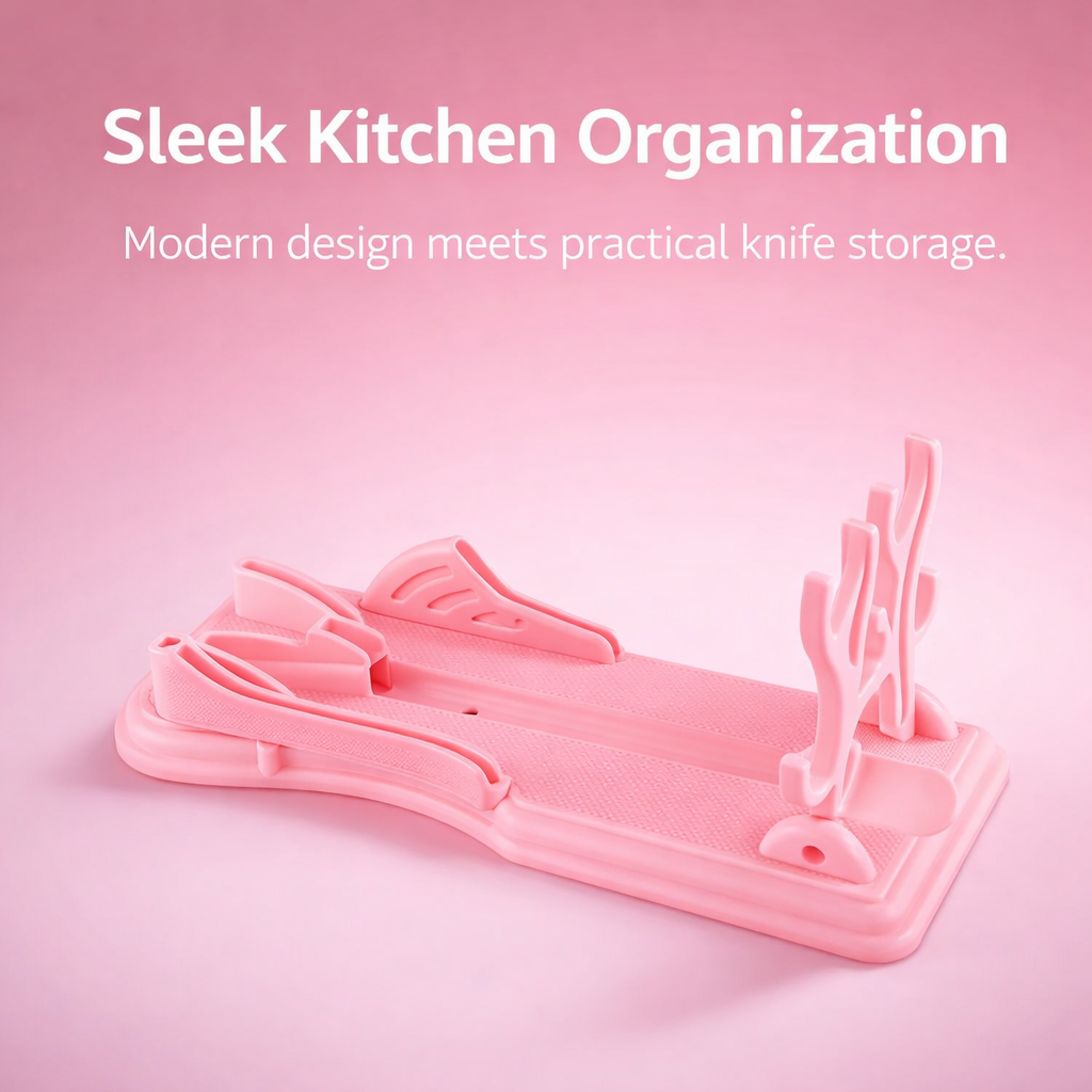 Easy Clean Three-Tier Kitchen Utensil Organizer for Chefs, Stable Countertop Storage Rack with a Compact Footprint for Any Apartment