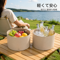 Portable Foldable Bucket, Fabric Foot Bath, For Camping, Travel, Foot Soak, Laundry, Round Shape