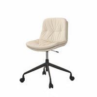 Adjustable Height Lowsupport rotate Stool Minimalist Design Armless Pedestal Chair multipurpose Use Seating Furniture Ergonomic rearrest for Makeup fans, Home Workers, Vanity Area, Living Room, Kitchen Counter, Entryway