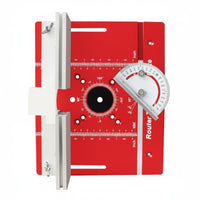 Metric and Imperial Scale Aluminum Router Insert Plate Pre-Drilled Holes Router Lift Insert Plate Laser Engraved Measurements Woodworking Tool Accessory Leveling Points for Woodworkers, Carpenters, DIY Users, Workshop