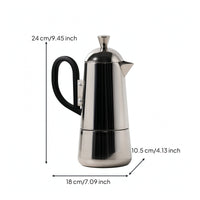 Coffee Kettle with Loop Handle Polished Tabletop Pot Easy to Clean for Kitchen
