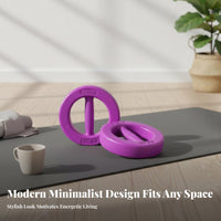 Circular Dumbbell Lightweight Circular Hand Weight Exercise Circular Weight Anti-Slip Grip Fitness Equipment Portable for Women