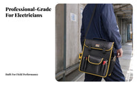 Wear-Resistant Electrician Tool Bag Structured Body Waterproof Tool Bag Long-Lasting for Electricians