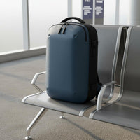 Large Capacity Vacuum Compression Backpack Business Expandable Travel Backpack Built-in Air Pump Rucksack Water-Resistant for Airplane