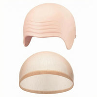 Molded Wrinkles Realistic Bald Cap Open Edge Wrinkle-Detail Bald Cap Easy to Use Cosplay Accessory