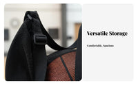 Portable Basketball Shoulder Bag Lightweight Mesh Basketball Bag Multi-Purpose for Training, Gym