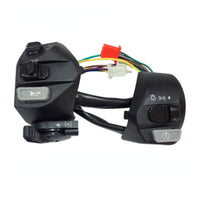 Molded Motorcycle Handlebar Switch with Wiring Harness Allall-Encompassing Handlebar Switch with Wiring Harness Easy to Install Long-Lasting for Scooter Owners