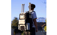 Catchers Equipment Bag Spacious Catcher Bag with Wheels Heavy-Duty for Softball Athletes