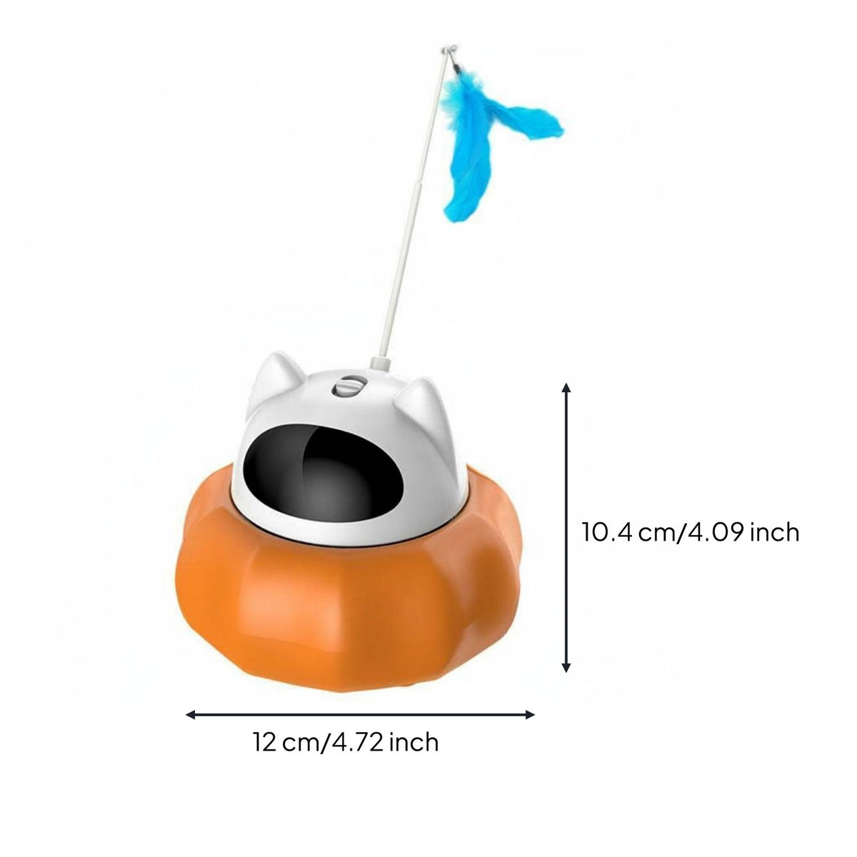 Boredom Relief Automatic Laser Cat Toy Multiple Fun Modes Automatic Cat Laser Toy Auto Shut-Deactivate for Indoor Cats, Kittens