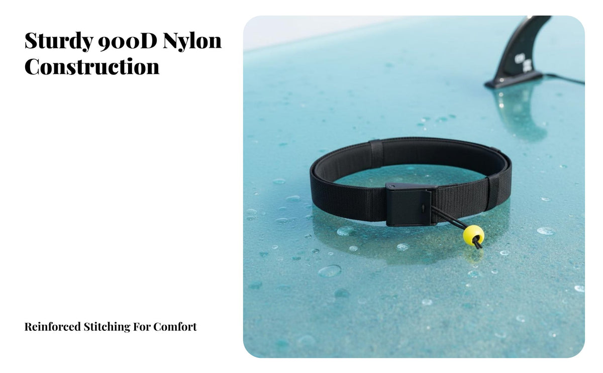 Stand-up Paddleboard Waist Leash Belt Customizable Fit Stand-up Paddleboard Waist Belt Leash Easy to Wear Stand up Paddleboard Harness for Surfers