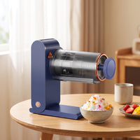 Electric Shaved Ice Machine Compact Shaved Ice Machine Snow Cone Maker Home-Use for Families, Dorm Room