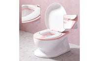 Potty Training Toilet with Cushion Easy to Clean Potty Training Toilet Realistic Comfortable for Children, Bathroom, Home