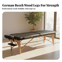 Folding Massage Bed Versatile 70cm Wide Spa Couch With Carrying Bag Portable Massage Table for Estheticians, Home Users, Mobile Wellness Services