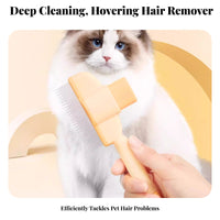 Detangling Cat and Dog Grooming Brush Skin Massaging Pet Deshedding Tool Rounded Teeth for Professional Groomers, Home, Indoors