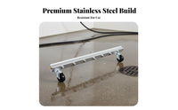 Pressure Washer Underbody Cleaner Versatile Use Car Chassis Washer on Wheels Two-Way-Function Undercarriage Cleaner for Garage