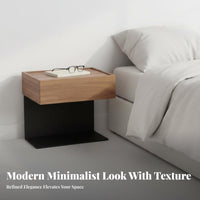 Minimalist Design Floating Nightstand Wall-Mounted Floating Drawer Cabinet Space-Saving Bedside Table Easy to Clean for Apartment Dwellers, Homeowners, Students, Small Areas, Dorm Room, Entryway, Hallway