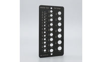 Stainless Steel Drill Gauge Plate Fractional Inch Drill Gauge Metric Measuring Tool Slim Profile