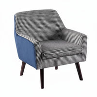 3 Pieces Modern Design 2 Armchairs and Side Table Comfortable paddings Lounge Group with Table Plush Upholstery Conversation Set space-saving Size for pairs, Families, Homeowners, Living Room, Bedroom, study corner, Reception Area