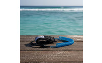 Coiled Wave Leash Heavy-Duty Surfboard Leash with Ankle Cuff Leg Rope Flexible Sturdy for Surfers, Surfing, Bodyboarding