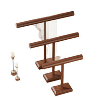 Solid Wood Jewelry Organizer Display Rack