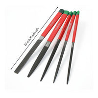 5 Pieces Luthier File Set Precision Guitar Nut File Set Smooth Filing Surface Music Tool for Instrument Making